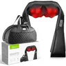 Cotsoco Shiatsu Neck and Back Massager with Heat – Ergonomic 16 Deep Kneading 3D Nodes Electric Neck Shoulder Relaxer, Premium PU Leather for Home & Car, Adulting Unique Cool