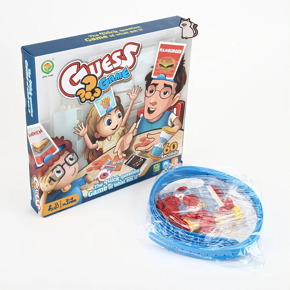 Food-Themed Drinking Question & Word Board Game - Dedicated Deck Family Interactive Party Game for 2-4 Players with 54 Bonus Cards, Timer, Punishment Mechanics, Ideal Gift, Drinking Card Game