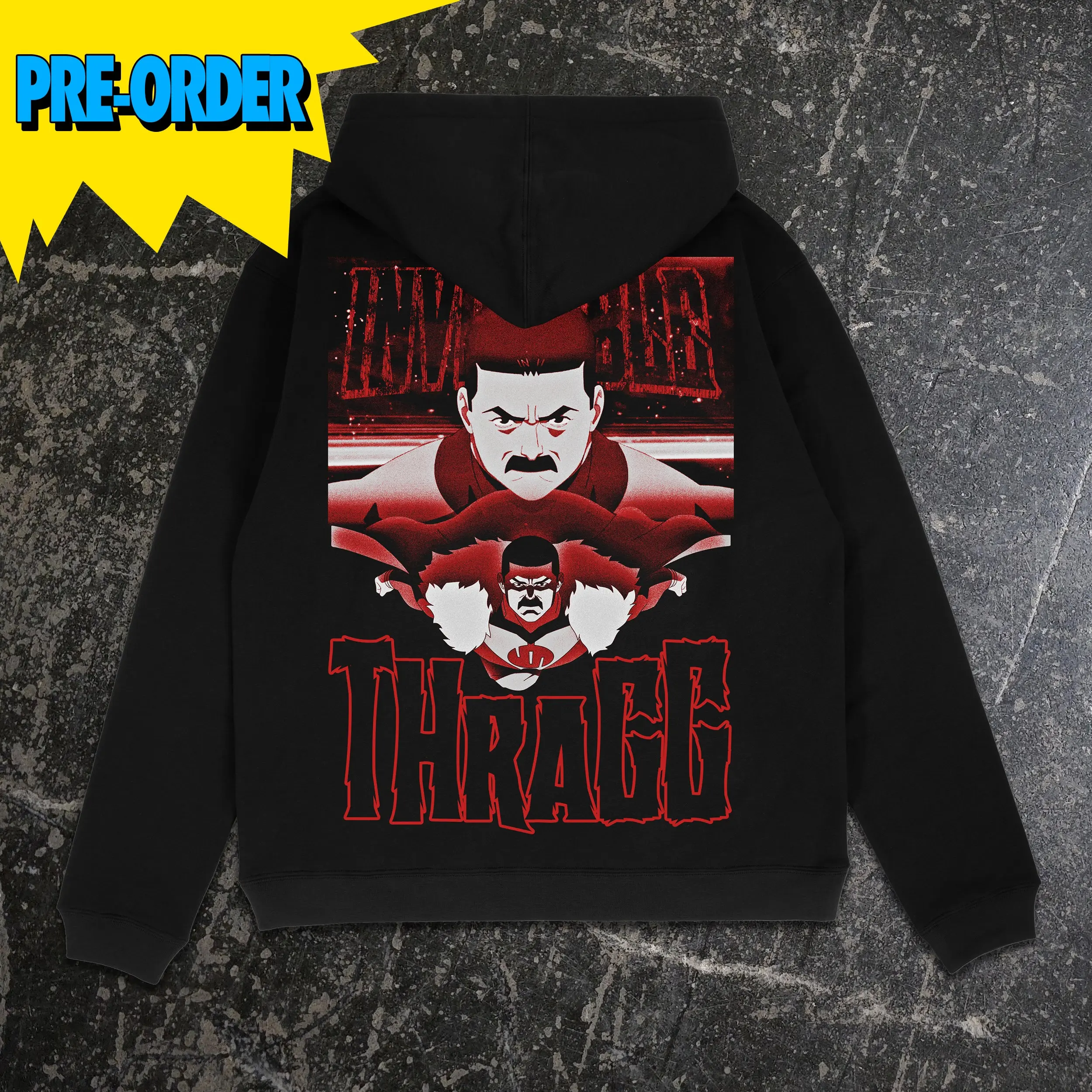 PREORDER ON 6/15 - Thragg Skull Pullover Hoodie