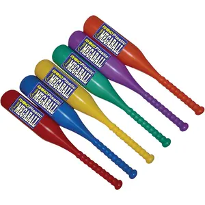 212 MAIN 27 in. Sports Plastic Megaball Baseball Bat Set, Assorted - Set of 6