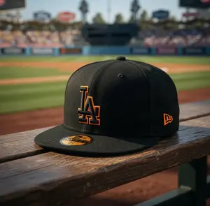 New Era Los Angeles Dodgers Trendy Hat – Embroidered LA Logo Snapback Baseball Cap, Adjustable Streetwear Cap for Men and Women, Classic Hip Hop Style