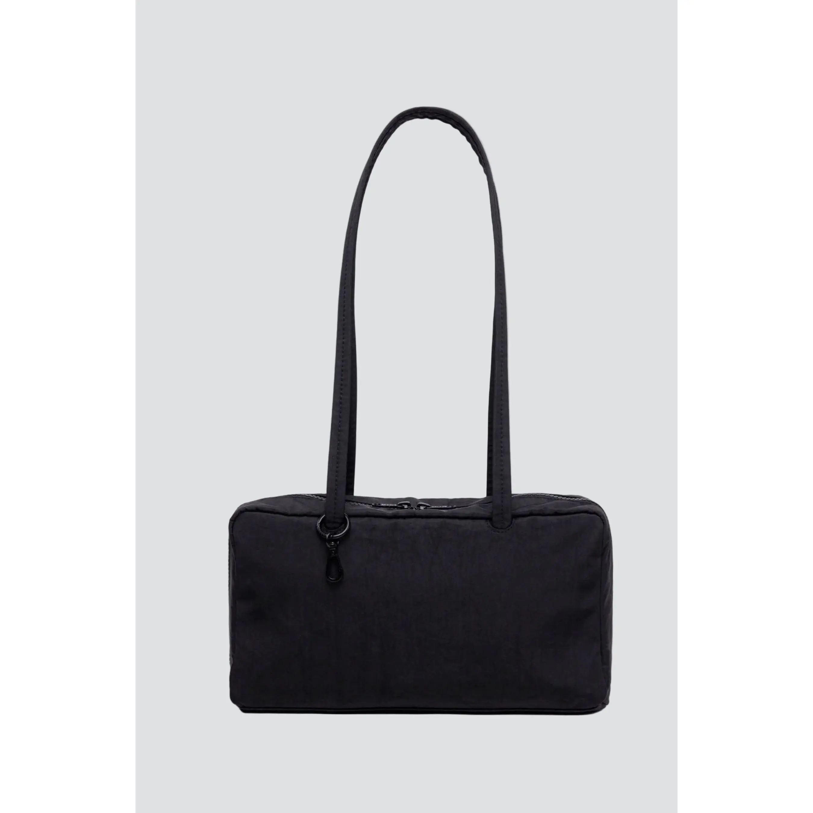 Black Nylon Bowler Bag