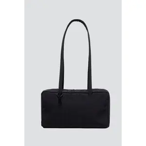 Black Nylon Bowler Bag