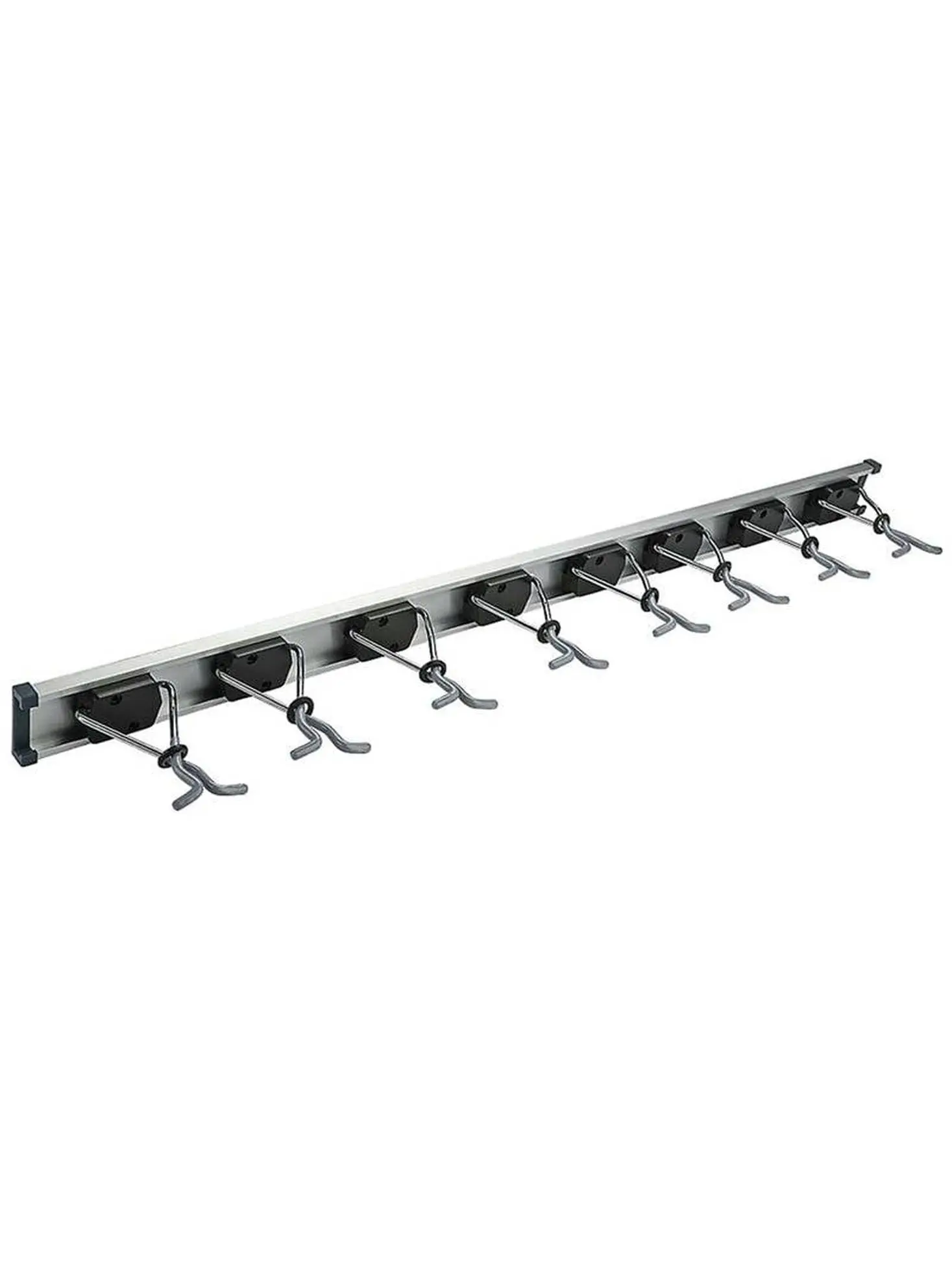 18 in. Sliding Grip Clamp Organizer Storage Systems, Gray