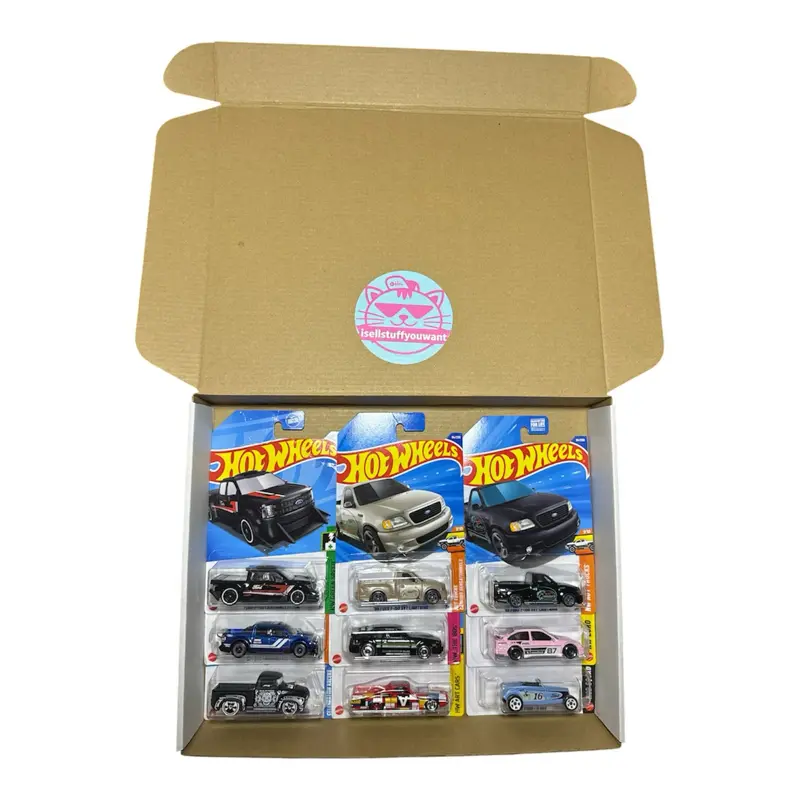 Hot Wheels 9-Pack Fords and Trucks Collection - Perfect for Collectors and Enthusiasts