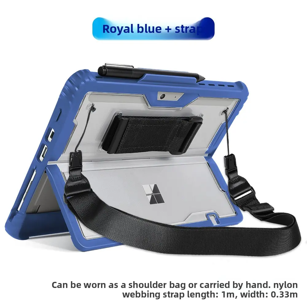 Surface Pro 8 transparent bottom case with blue f1