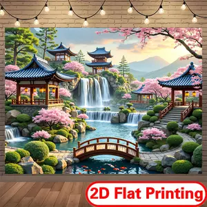 Room Decoration Outdoor Event Background Cloth Soft Polyester Material Multiple Sizes Optional Photo Booth Props Anniversary Bachelor Party & Celebration Decorations 2D Flat Printing