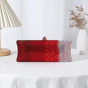 Glam Crystal Clutch Purse for Women Evening Rhinestone Handbag Long Envelope Sparkly Party Bag for Prom Banquet Hadley Shoulder Adjustable Cowhide Leather Crossbody Juliet 25 Polka Dot Bowler Y2K Teri