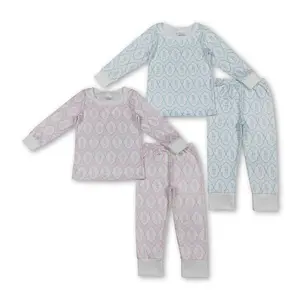 C Kids Girl Easter Clothing Set Bunny Rabbit Easter Pajamas Set GLP3067