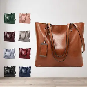 Womens Vintage Tote Bag Soft PU Leather Shoulder Bag Trendy Handbag Solid Color Purse for Thanksgiving Gifts(Sheets)