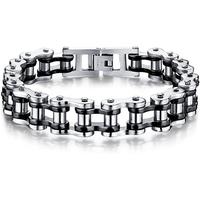 Black Silver bracelet