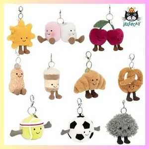 JELLYCAT Mini Plush Keychain Collection – Cute Stuffed Animal Bag Charm, Soft Kawaii Keyring for Women, Kids & Collectors, Trendy Gift Idea