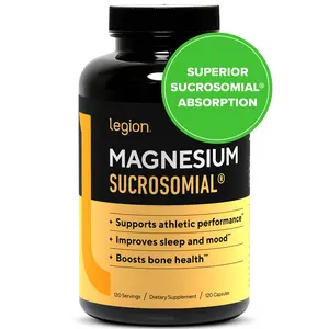 Legion Magnesium Sucrosomial Essential Mineral Supplement - 120 Servings