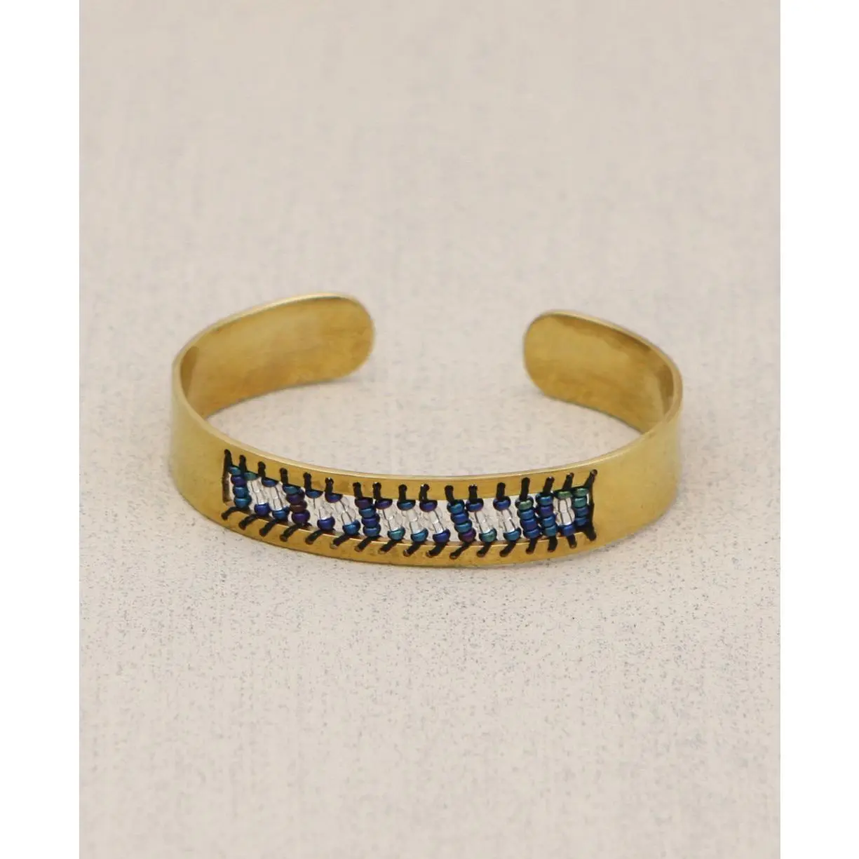 Morse Code Beaded Empower Bracelet, Kenya