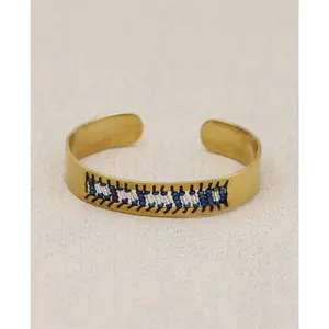 Morse Code Beaded Empower Bracelet, Kenya