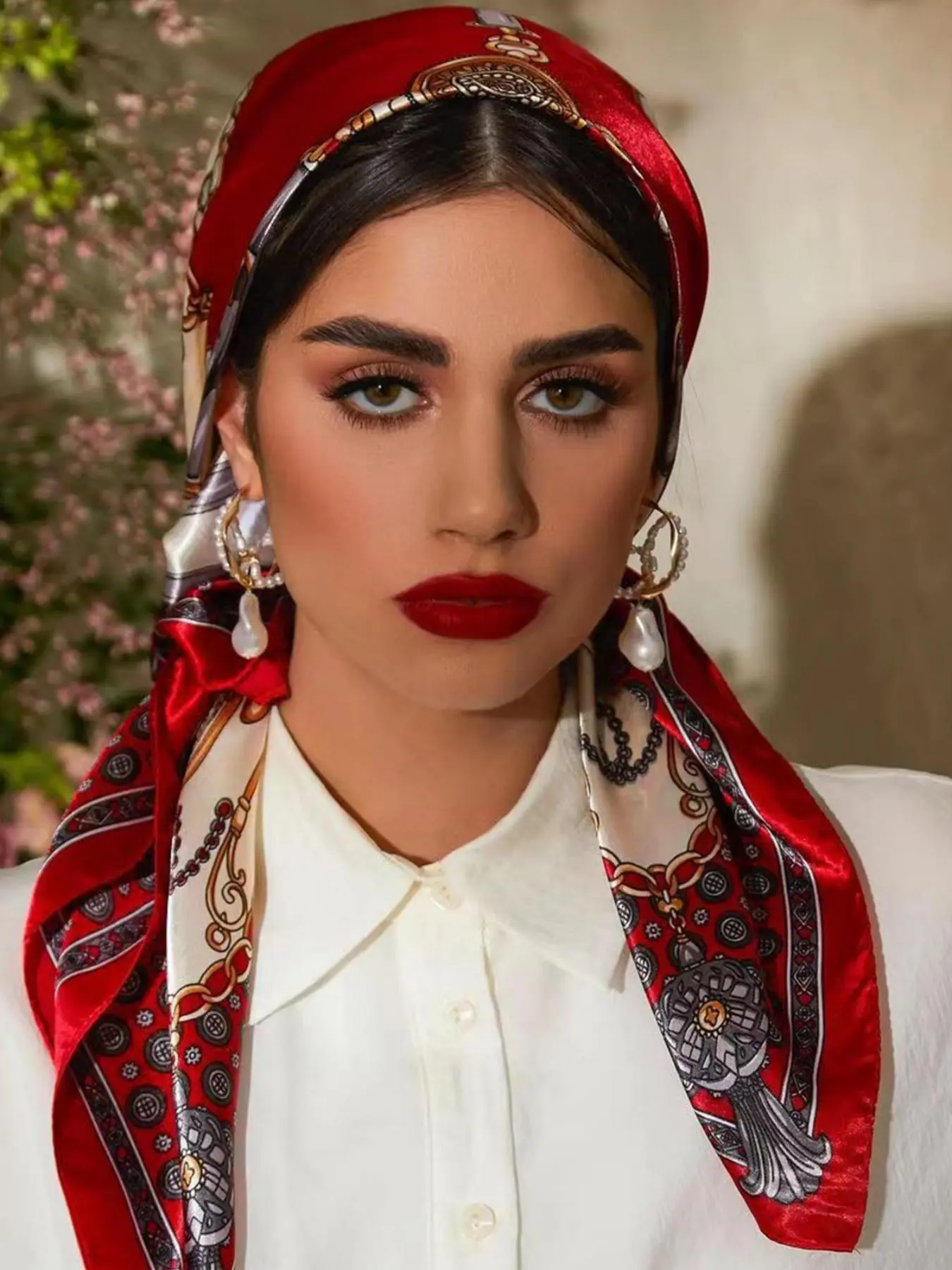 Women's Scarf Print Headscarf, Scarf Head Wrap, New Style Casual Versatile Scarf for Women, Fashion Accessories for Daily Wear, Trendy All-match & Exquisite Scarf for Gift, Turban Hijab, Tignon Scarf, Fashion Shawl