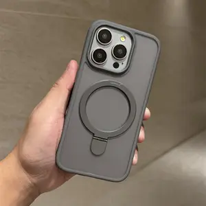 Phone Case  Magnetic Ring Holder  Wireless Charging Case  Designed for Iphone 11 Through 17  Including Pro Max And Plus Versions  Featuring a Shockproof Metal Bracket
