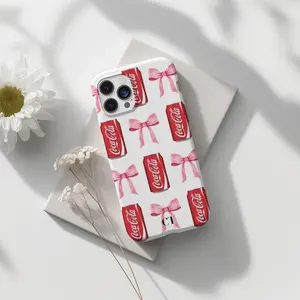 Coca Cola Coquette phone case, adorable, trending gift Soda phone case Hard case 2-piece phone case 2-piece phone case