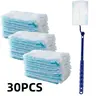 Humwam Disposable Microfiber Duster Set - 30 Durable Heavy Duty Refills, 90cm Extendable Handle, Ultra-Fine Heads, Microfiber Towel Included, for Home Cleaning & Housekeeping Supplies