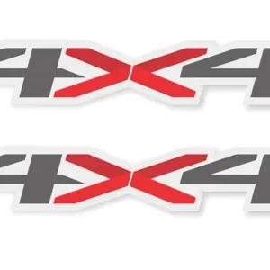 4x4 Decals for Chevy Silverado, Replacement Bedside Stickers Premium Series (Set of 2