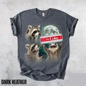 Funny Raccoon Diet Coke T-Shirt - Funny Tee for Animal Lovers sweatshirt