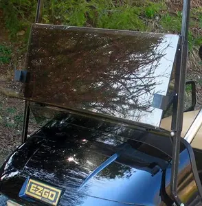 STEELENG Foldable Tinted Windshield for EZGO TXT Golf Cart (1994-2013)