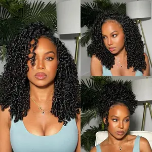 【Wear Go Half Wig】 250% Wear Go Half Wig Kinky Curly  Invisible Hairline  Glueless Human Hair Wigs No Lace Seamless Flip Over Wig Updo Down Style Hairpiece #halfwigtok #FallFreshness