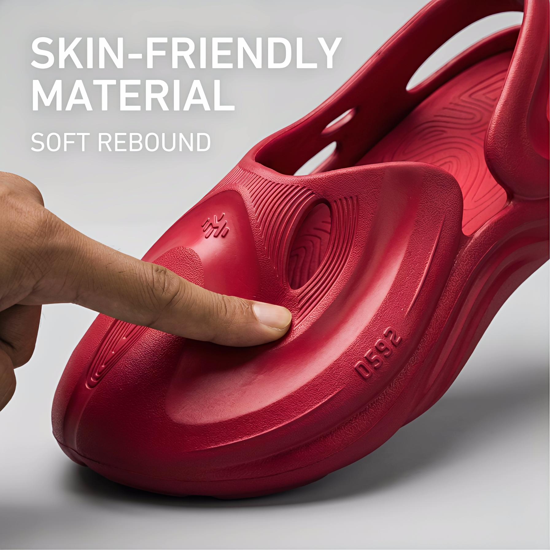 Women's Y2K Cloud Slingback Clogs, Lightweight One-Piece Molding Non-Slip Summer Sandals