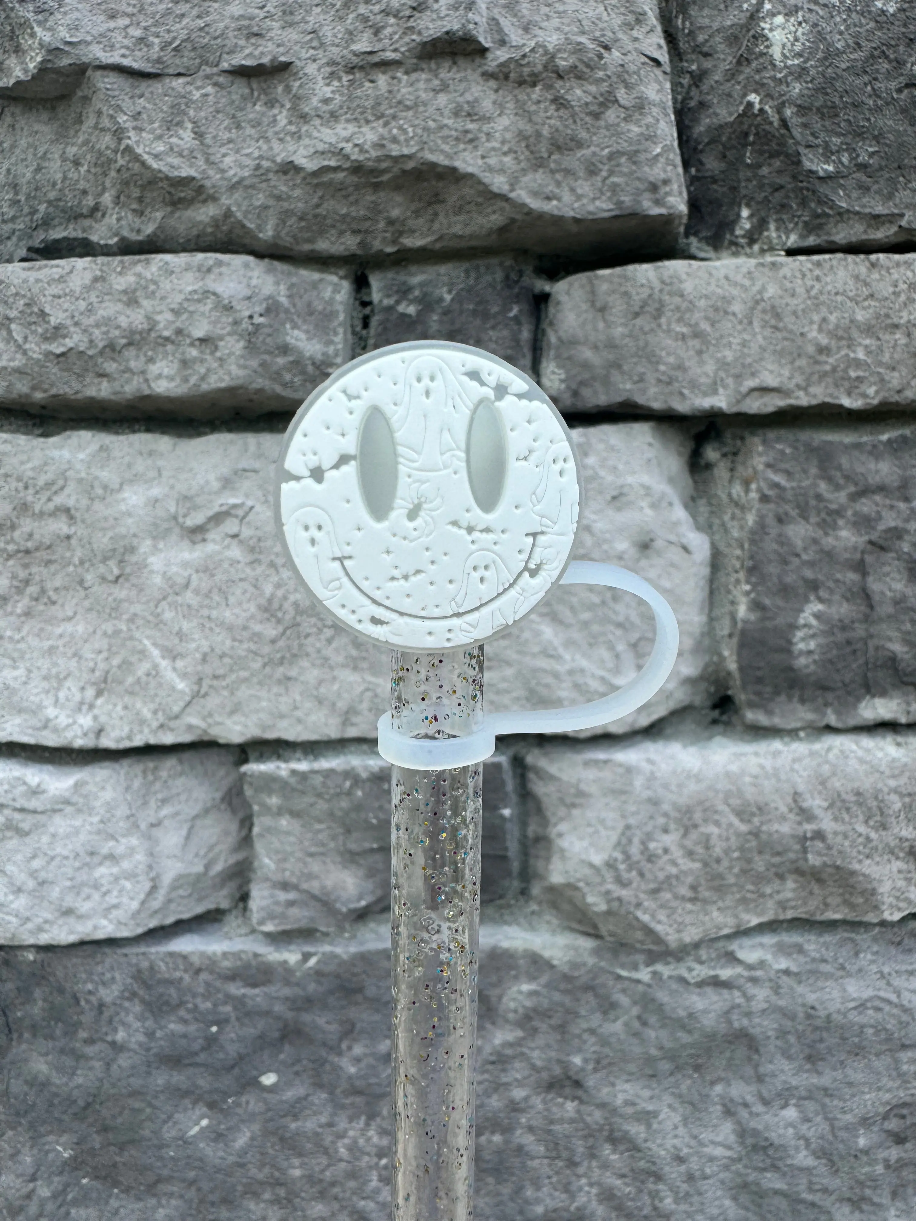 Halloween Smiley Face (Glows) Topper