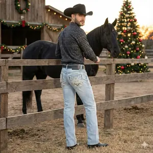 Jeans MT4644 cowboy style blue