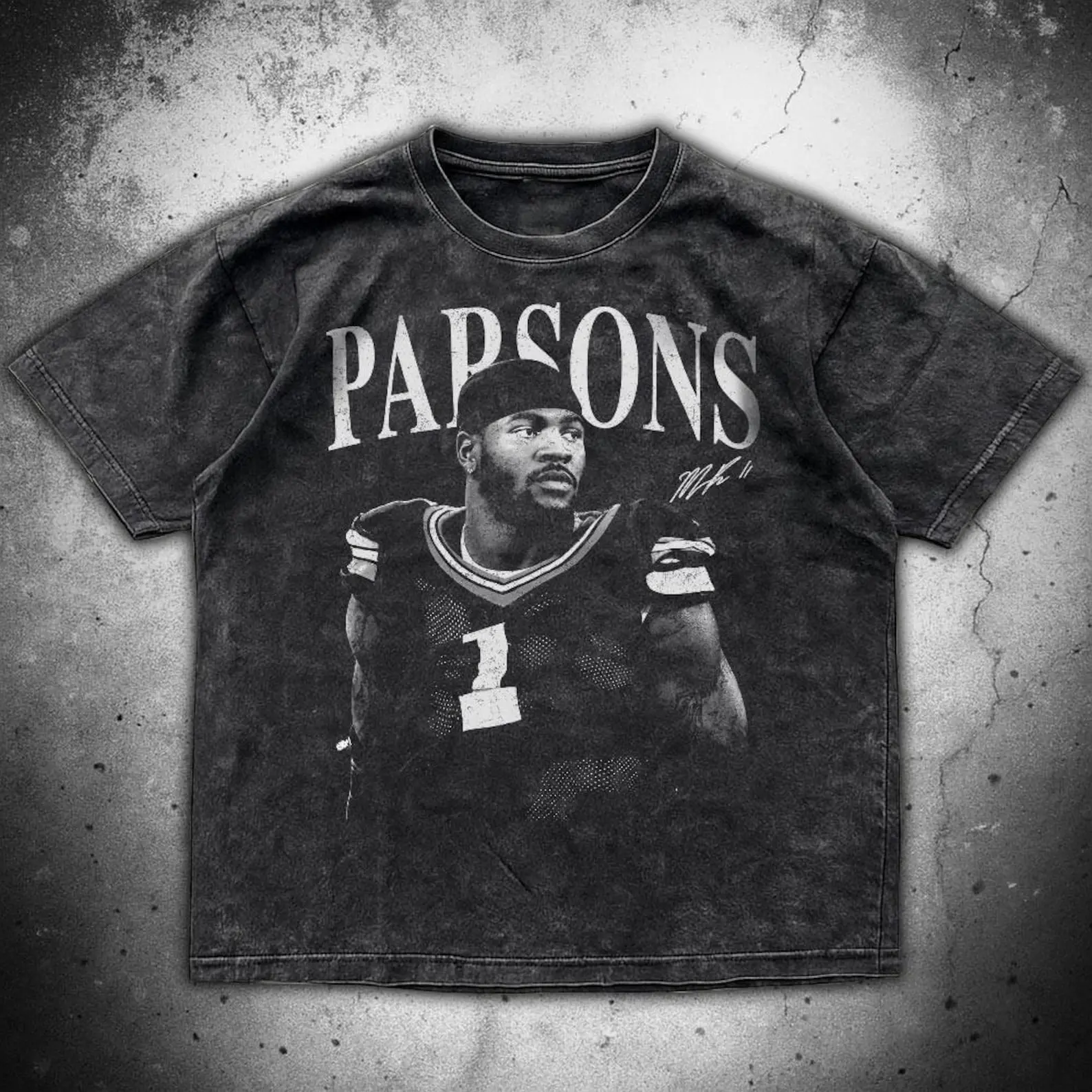 Micah Parsons Green Bay Football Shirt - Vintage Comfort Colors Game Day Tee, Retro Football Fan Gift Top