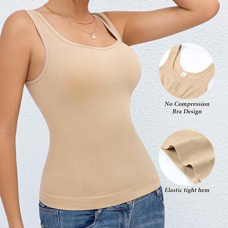 Women's Tummy Control Shapewear Tops - Backless Shirt-Style Tank Tops with Smoothing Waist & Abdominal, Sleeveless Layering Garment for Postpartum, Gym, or Casual Attire (No Underwire, Machine Washable) Women's Tummy Control Shapewear Tops - Backless Shirt-Style Tank Tops with Smoothing Waist & Abdominal, Sleeveless Layering Garment for Postpartum, Gym, or Casual Attire (No Underwire, Machine Washable)