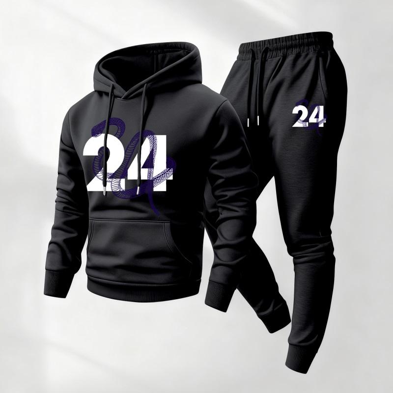 Men's Black Mamba Print Hoodie and Drawstring Sweatpants Set, Menswear, Casual Athletic Long Sleeve Hooded Jacket & Trousers for Fall & Winter, Men's Clothing for Daily Wear, Sportswear Indoor Outdoor, Tracksuit, Athleisure Summer Clothes Men's Black Mamba Print Hoodie and Drawstring Sweatpants Set, Menswear, Casual Athletic Long Sleeve Hooded Jacket & Trousers for Fall & Winter, Men's Clothing for Daily Wear, Sportswear Indoor Outdoor, Tracksuit, Athleisure Summer Clothes