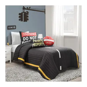 Lush Decor Highway Reversible Quilt 5Pc Set Full/Queen