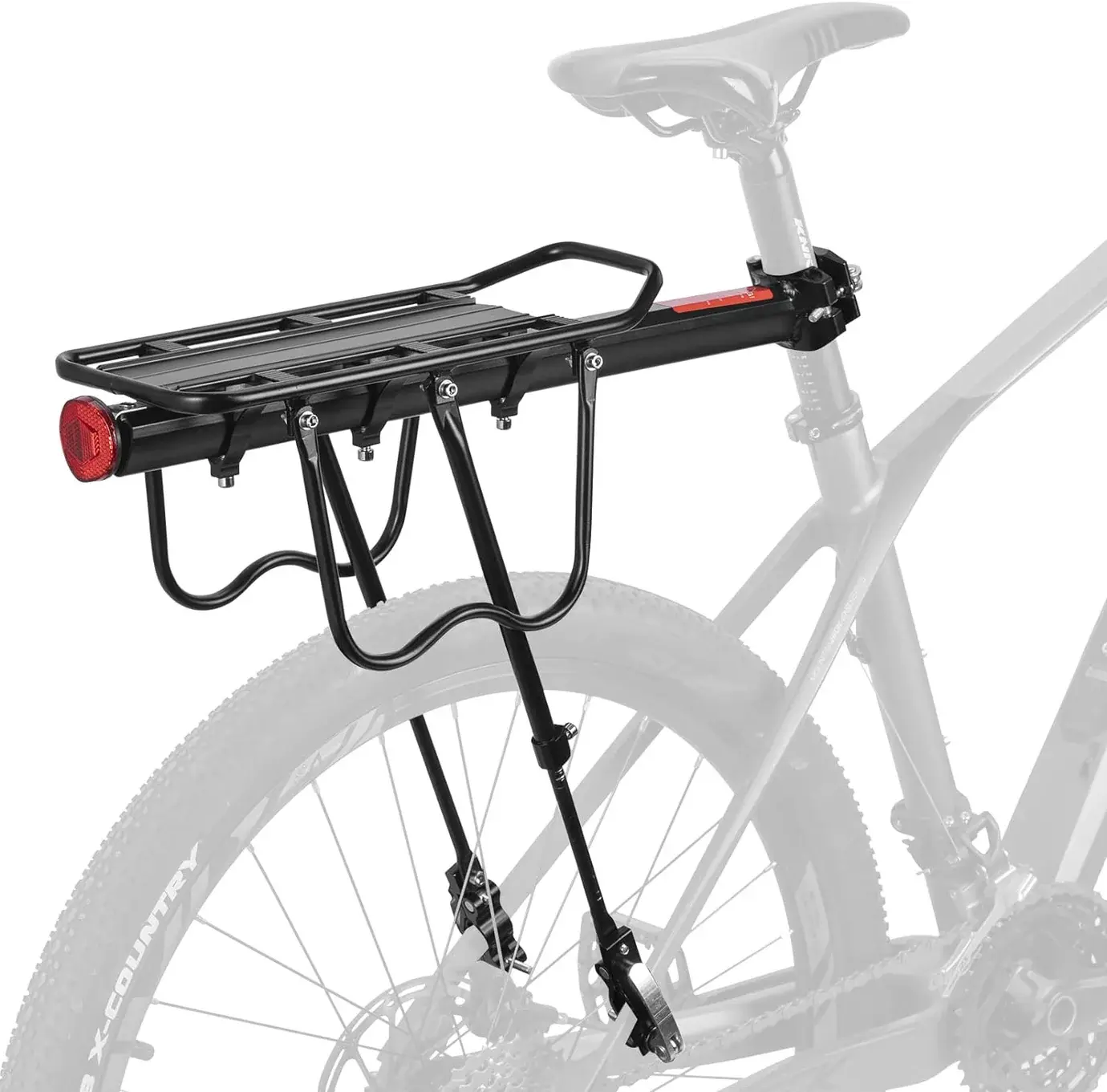 ROCKBROS Rear Bike Bicycle Cargo Rack Aluminum Alloy 115 lbs Capacity ...