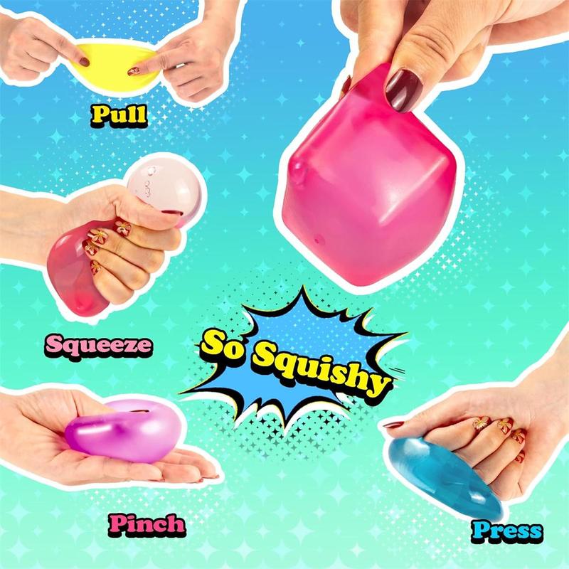 Premium Sensory Stress Cube – Extra Large Fidget Toy | Stress Balls for Adults with Non-Sticky, Odor-Free Shell & Reinforced Dual Leak-Proof Seals for Heavy-Duty Use