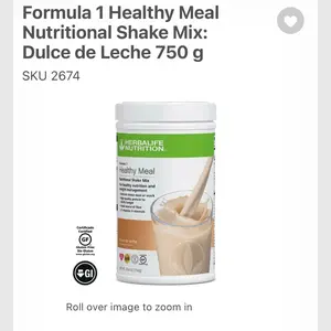 Herbalife formula 1 Food mix for dulce de leche