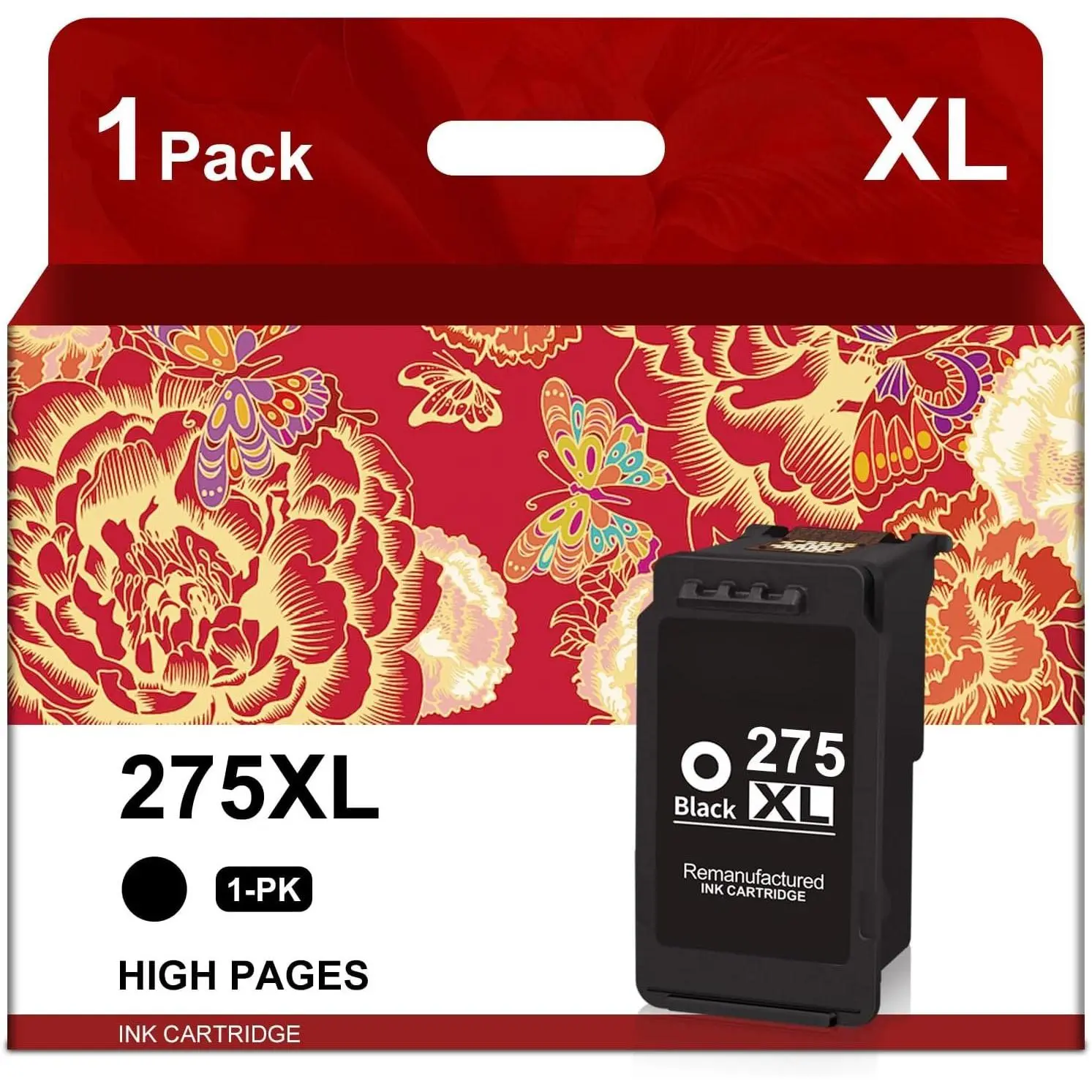 PG-275XL Black Ink Cartridges Replacement for  275XL PG-275 275 High Yield for PIXMA TS3520 TS3500 TS3522 TR4720 TR4700 TR4722 Printer (1 Black)