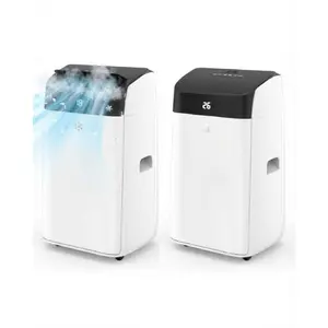 2Pcs 14000 BTU Portable Air Conditioner, Indoor AC Unit with Remote Control & Dehumidifier, Cools Up to 750 Sq. Ft., 3-in-1 Portable AC Unit with 24-Hour Timer, 2 Speed & Low Noise (2Pcs)