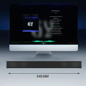 Sound Box, Bluetooth 5.0 Soundbar Speaker, Home Theater 3D Soundbars Bass Subwoofer With ARC,OPT,Coaxial Line Remote Control