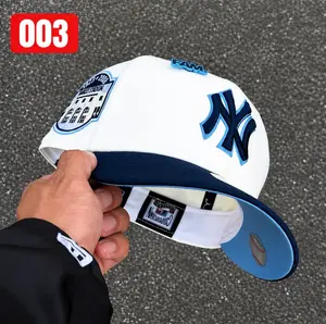 New Era New York Yankees 9FORTY A-Frame Snapback Hat – White Crown Red Brim – Adjustable MLB Baseball Cap – Streetwear Unisex Summer Edition