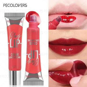 1PC Lip Gloss Peel-Off- Berry/Pink/Red Tones, Waterproof, Cup Stain-Free, Glossy Finish, Long-Lasting Moisturizing Liquid Lipstick, All Skin Types, Valentine'S Day, Birthday and Other Holiday Gifts