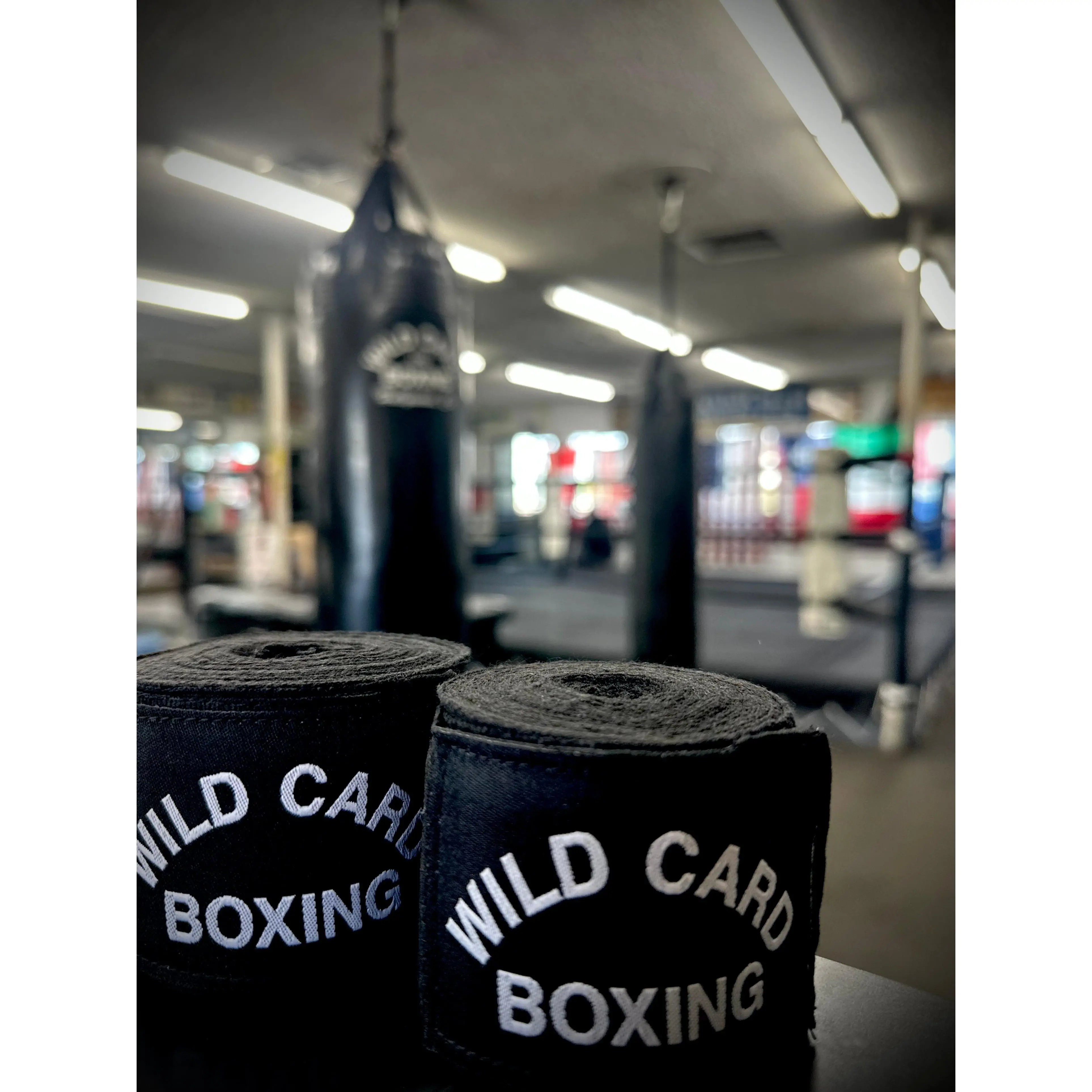 Wild Card Boxing Hand Wraps - Black