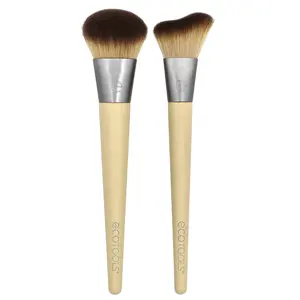 EcoTools Blush + Highlight Brush Duo, 2 Brushes