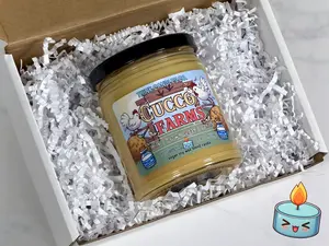 Cucco Farms Candle | Hand Poured Vegan Wax Blend Candle | 9 oz, 4 oz, 2 oz Snap Bar