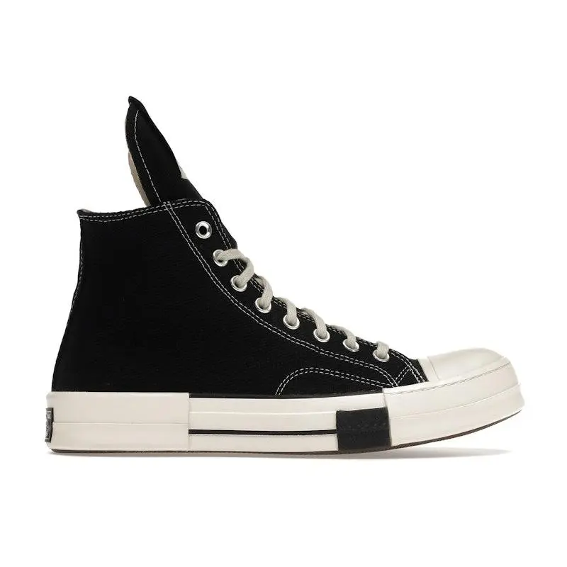 Converse Unisex DRKSTAR Hi Rick Owens DRKSHDW Black Egret, from StockX