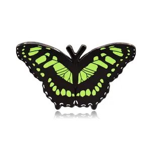 Malachite Butterfly Hard Enamel Pin