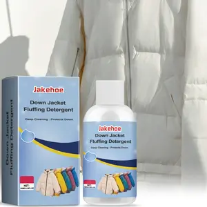 Down Jacket Laundry Detergent, Gentle Non-Irritating Cleaning Stain Removal Fluffy Machine & Hand Wash Dual Use