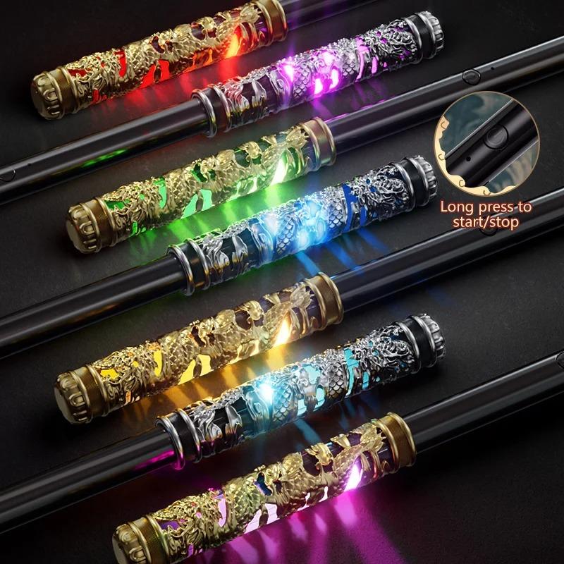 Monkey King Golden Hoop Staff Toy, Voice Controlled Glow Sword for Boys, Kids Retractable Magic Toy