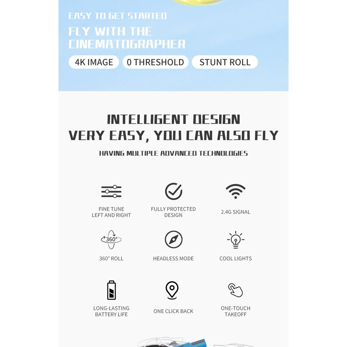 X3 Drone For Beginners Gentle Takeoff And Stable Hover With Auto Return For Easy Flight